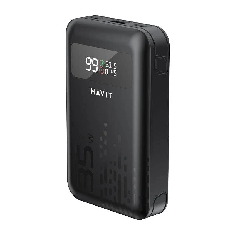 Havit PB5211 10200mAh 45W Laptop Charging Power Bank – High‑Capacity Portable Charger with USB‑C PD 45W Fast Charging for Laptops, Smartphones, Tablets, and USB Devices - Image 2