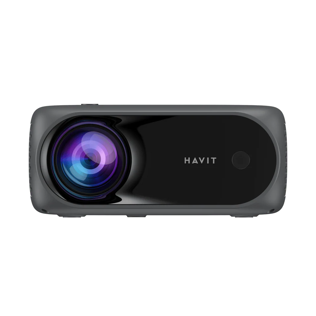 Havit PJ221 Smart Projector – Portable 1080p HD Mini Projector for Home Theater, Office Presentations, Gaming, and Outdoor Entertainment