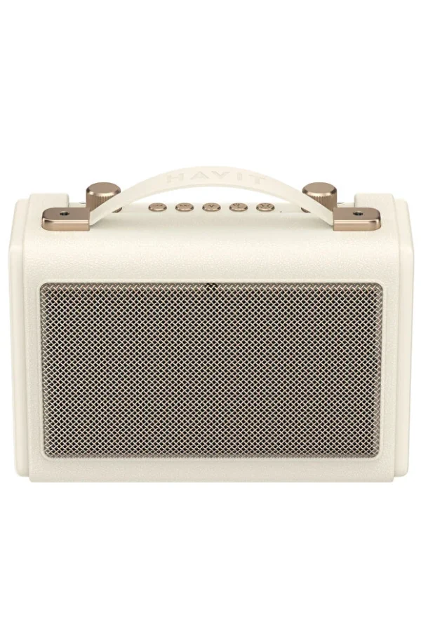 Havit SK823BT Retro Portable Karaoke Bluetooth Speaker – Heavy Duty Professional Wireless PA Speaker with Microphone Support, High Power Audio, and Rechargeable Battery for Parties, Karaoke, and Outdoor Entertainment Use - Image 2