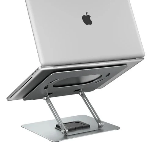 Havit ST7411 Rotating 360° Adjustable Laptop Stand – Ergonomic Foldable Aluminum Laptop Holder with Full Rotation Design for Office, Gaming, Remote Work, and Professional Workstations - Image 4