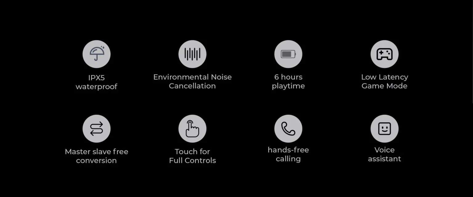 Havit TW929 Pro Wireless Bluetooth Earbuds, ENC Noise Cancelling HiFi Music With Low Latency Game Mode - Image 4