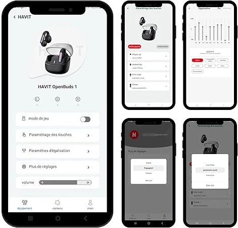 Havit TW980 Bluetooth Stereo Earbuds Dual-Device Connection, Microphone, 6.5H Long Battery Life, Type-C Charging - Image 6