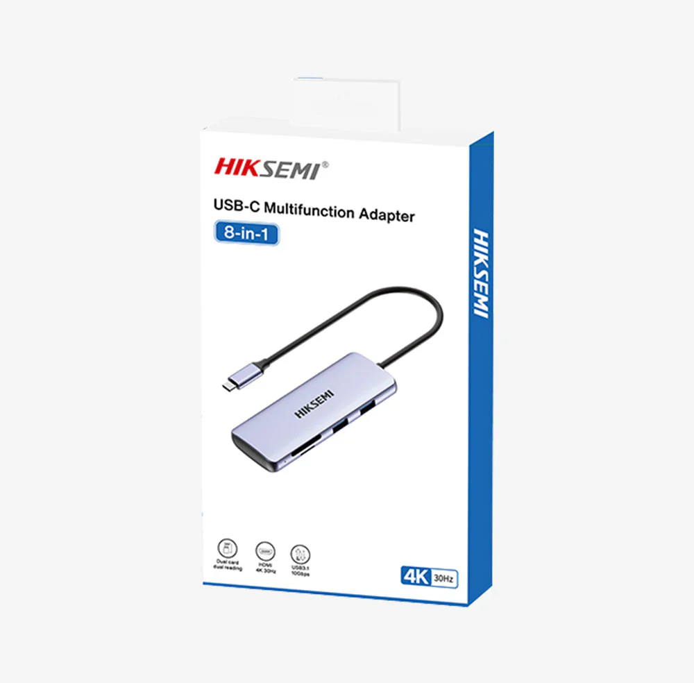 Hiksemi HS-HUB-DS8 8-In-1 Type-C Multifunctional Hub - Image 4