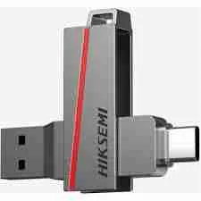 Hiksemi HS-USB-E307C 32GB U3 Dual Slim USB Drive – High Speed Dual Interface Flash Storage Device for Smartphones, Tablets, Laptops, and Professional Data Transfer