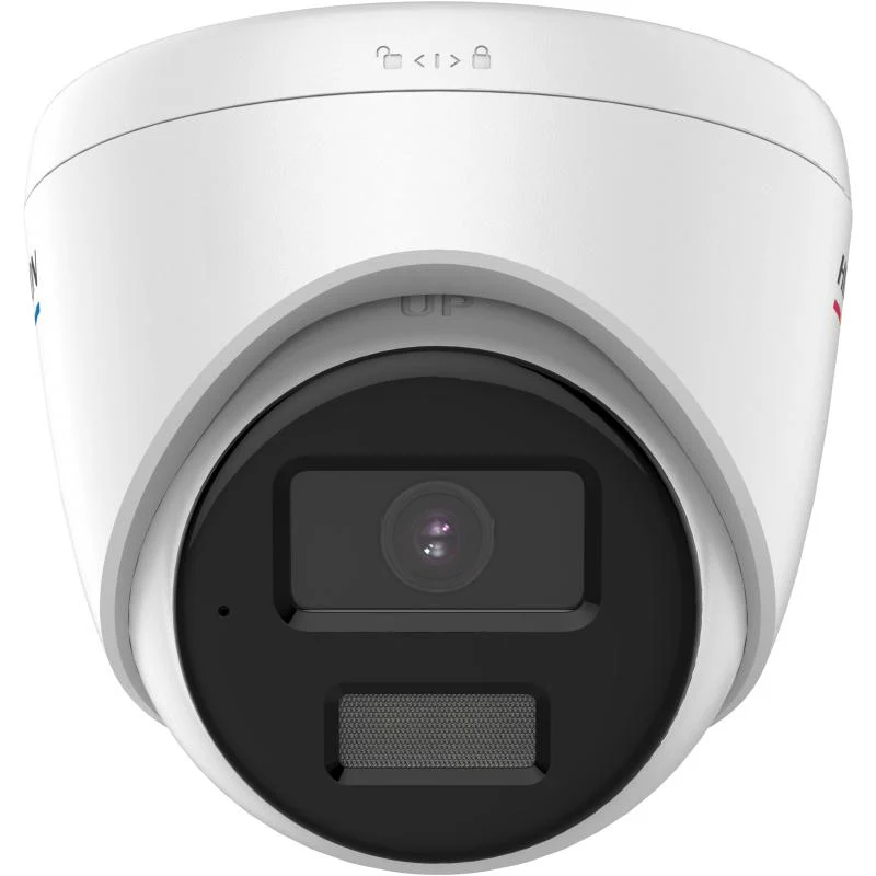 Hikvision DS-2CD3347G2E-LUF (2.8mm) 4MP ColorVu Turret Network Camera – Full-Color Night Vision, Built-in Mic, IP67 Outdoor Security Camera