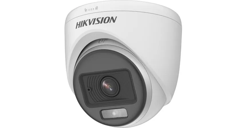 Hikvision DS-2CE70KF0T-PFS 3K ColorVu Indoor Audio Fixed Turret Camera – High-quality surveillance camera that delivers clear color images with audio for reliable indoor security monitoring