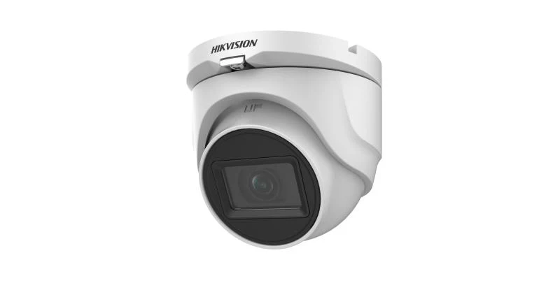 Hikvision DS-2CE76H0T-ITMF 5MP Turbo HD Analog IR Outdoor Mini-Dome Security Camera – High-definition surveillance camera that provides clear video monitoring with reliable night vision for enhanced outdoor security