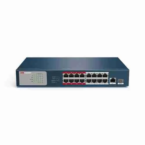 Hikvision DS-3E0318P-E 16 Port Unmanaged PoE Switch