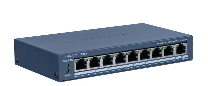 Hikvision DS-3E1309P-EI/M 8-Port Fast Ethernet Smart POE Switch - Image 2