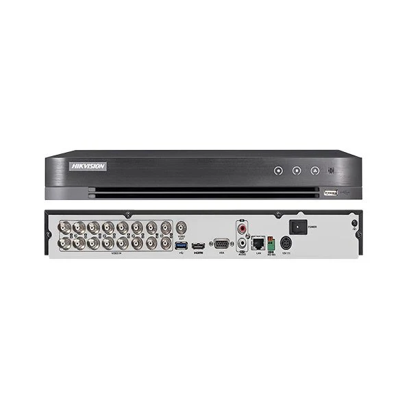 Hikvision DS-7216HQHI-K2 16-ch 1080p 1U H.265 POC DVR - Image 2