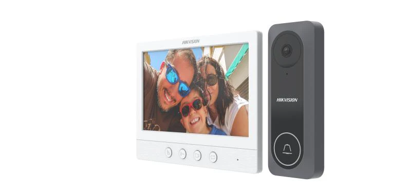 Hikvision DS-KIS212 4-Wire HD Video Intercom Kit – Clear video communication and secure access control for homes and offices - Image 2