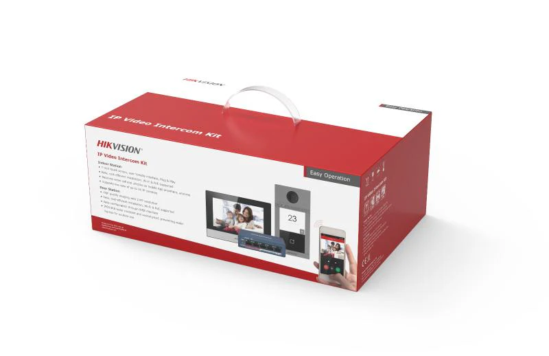 Hikvision DS-KIS604-S(C) IP video intercom kit - Image 2