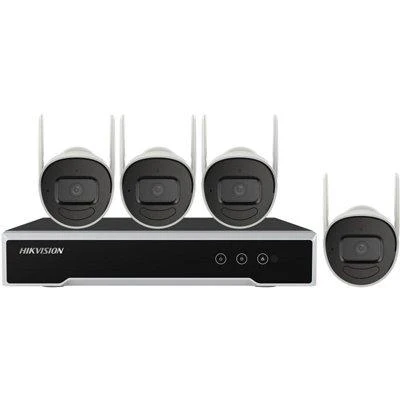 Hikvision DS-NK42W0H-IT 2MP H.265 Bullet WiFi Kit – Wireless security camera kit that delivers clear 2MP surveillance with efficient H.265 video compression for reliable home and business monitoring