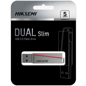 HiKVision/HiKSemi USB 3.2 Flash Drive 256GB Dual Slim E307 (HS-USB-E307C 256G U3) - Image 2