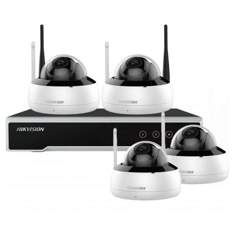 Hikvision DS-NK44W1H-1T(WD) 4 Channel 4MP Wi-Fi Kit – Reliable wireless surveillance system for clear security monitoring and easy installation