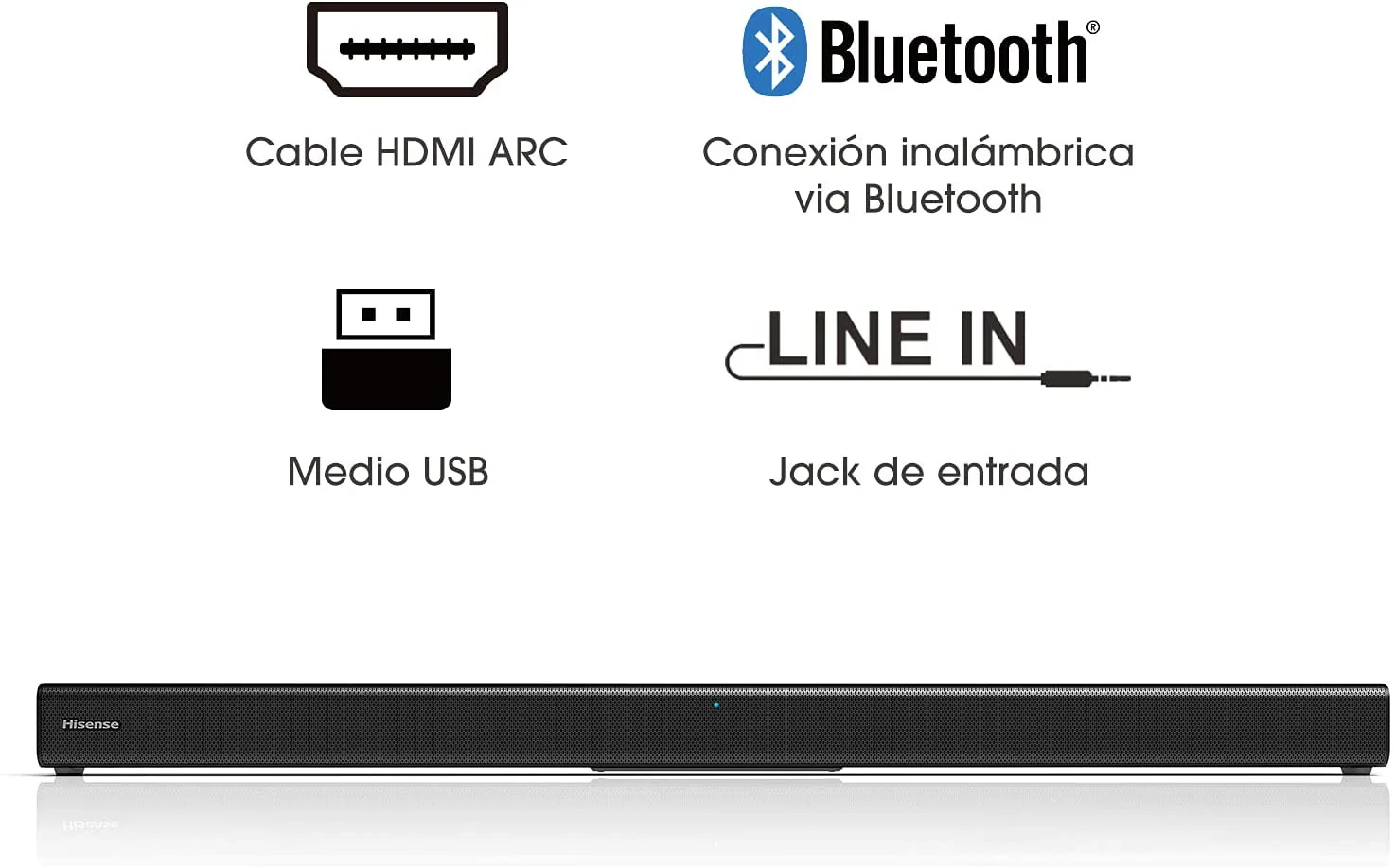 HISENSE HS205 2.0 CHANNEL SOUNDBAR - Image 2