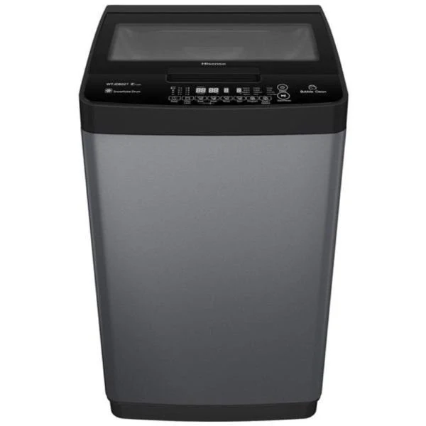 Hisense WTJA802T 8Kg Top Load Washing Machine - Extra rinse function for Better Clean, Tub Self-Clean Function