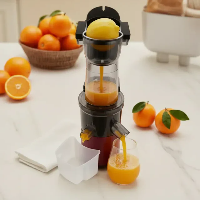 Hoffmans HM-635 200W Electronic Slow Juicer - Efficient slow juicing for maximum nutrient retention and high juice yield - Image 2