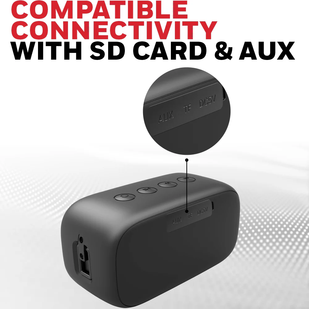 Honeywell Suono P100 Portable Speaker- Premium Stereo Sound, Wireless Bluetooth 5.0 Connectivity, TWS Feature, Upto 12 Hours Playtime - Image 3