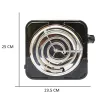 Hot Plate JX-1010B Single Electric Cooker - Easy to use and clean, Overheat protection, Stainless Steel - Image 2