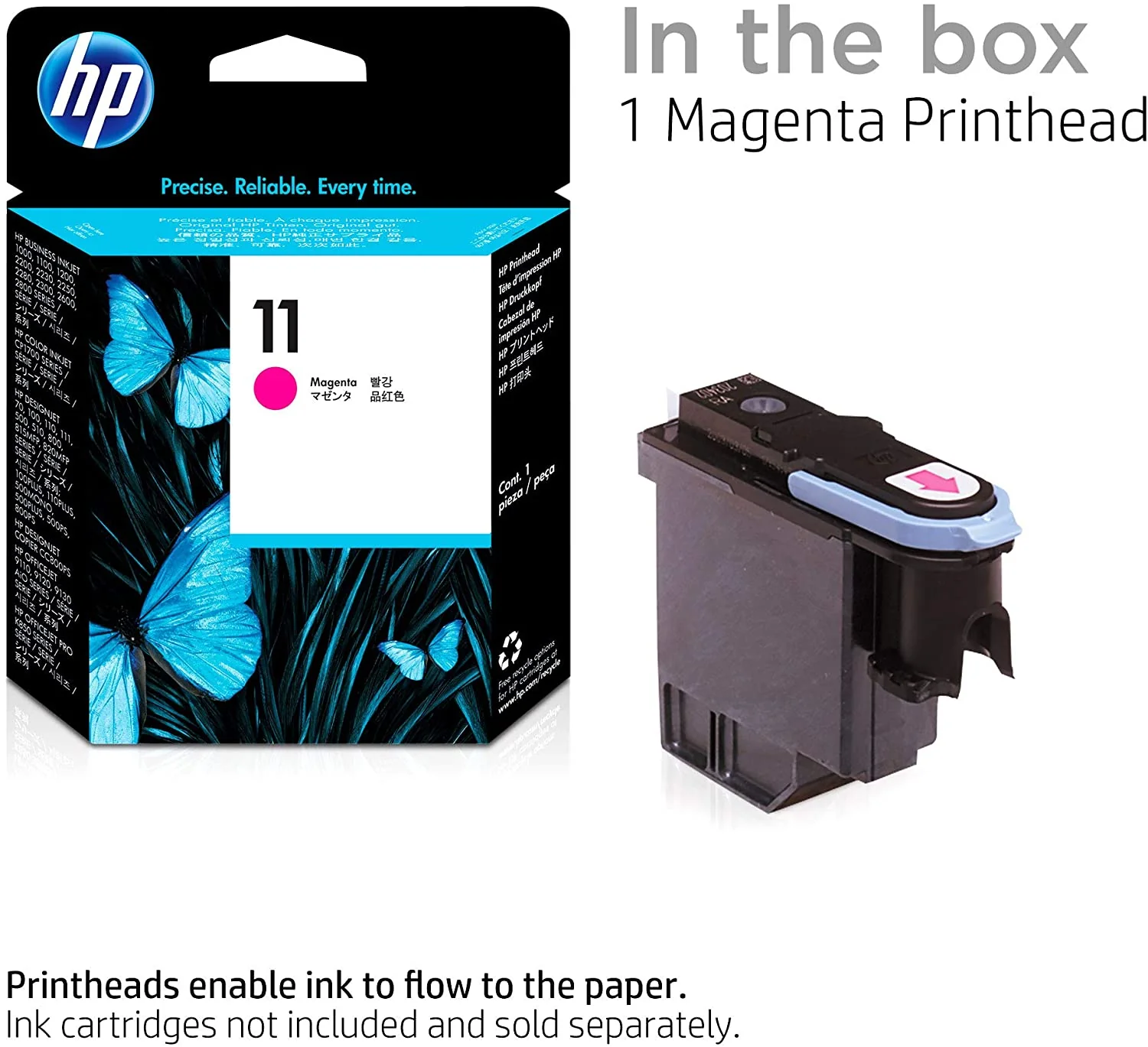 HP 11 Magenta Printhead, C4812A - Image 2