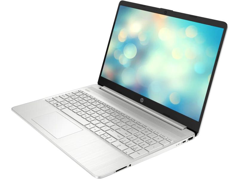 HP Celeron 15s-fq0008nia Laptop - Intel Celeron N4120, 4GB RAM DDR4-2400, 256GB SSD Storage, 15.6" HD Screen, Intel UHD Graphics 600, FreeDOS 3.0 OS, Silver English Keyboard - A05LQEA - Image 2