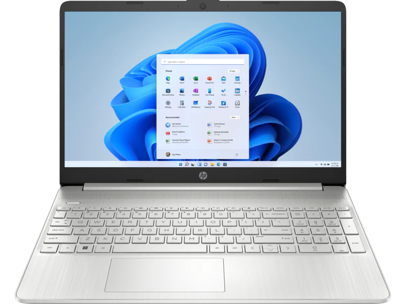 HP 15s-fq5362nia Laptop - Intel Core i3-1215U, 8GB RAM, 512GB SSD, 15.6″ Screen FHD Windows 11 – Silver (84L15EA)