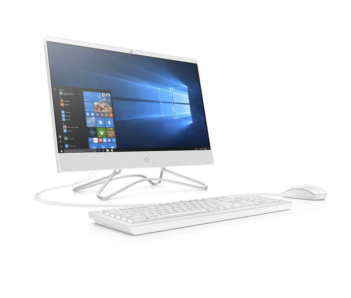 HP 200 G3 All-in-One PC 3VA37EA - Intel Core i3-8130u, 4GB RAM, 1TB Hard Disk, Free DOS, 21.5 Inch Non Touch Screen - Image 2
