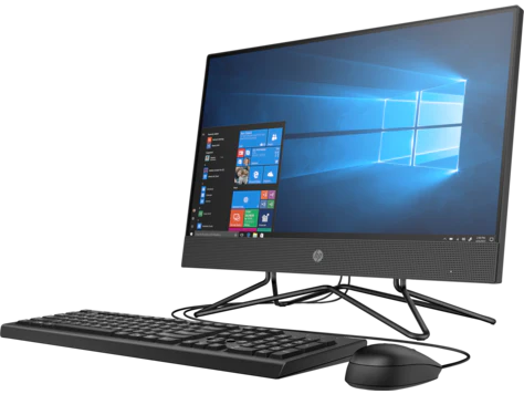 HP 200 G4 21.5" FHD All-in-One PC, Intel Core i5 10210U, 4GB, 1TB HDD, DOS (9US61EA) - Image 2