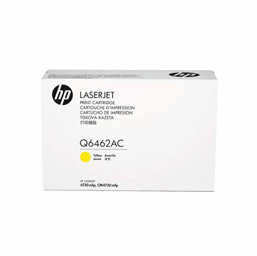 HP Q6462AC Yellow Original LaserJet Toner Cartridge
