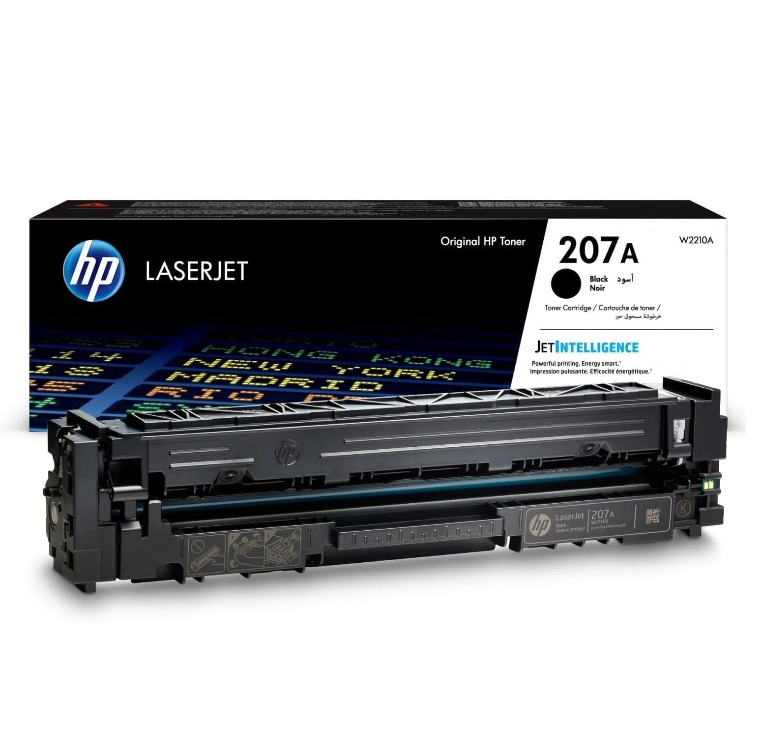 HP 207A Black Original LaserJet Toner Cartridge W2213A – Genuine HP Printer Ink for Crisp, High-Quality Prints