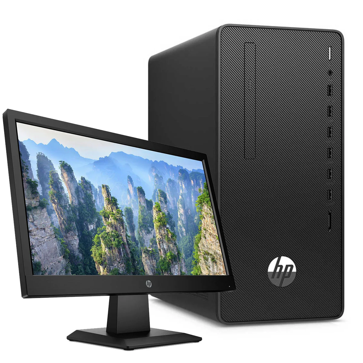 Hp 290 G4 MicroTower PC Desktop Computer - Intel Core i7-10700 10th Gen, 8GB RAM, 1TB HDD, DOS, P22V 21.5" Monitor (8T2B8ES) - Image 3