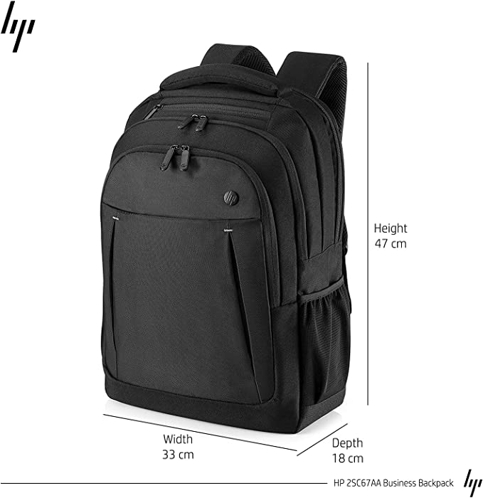 HP Business Backpack Black 17.3″ Inches - 2SC67AA - Image 4