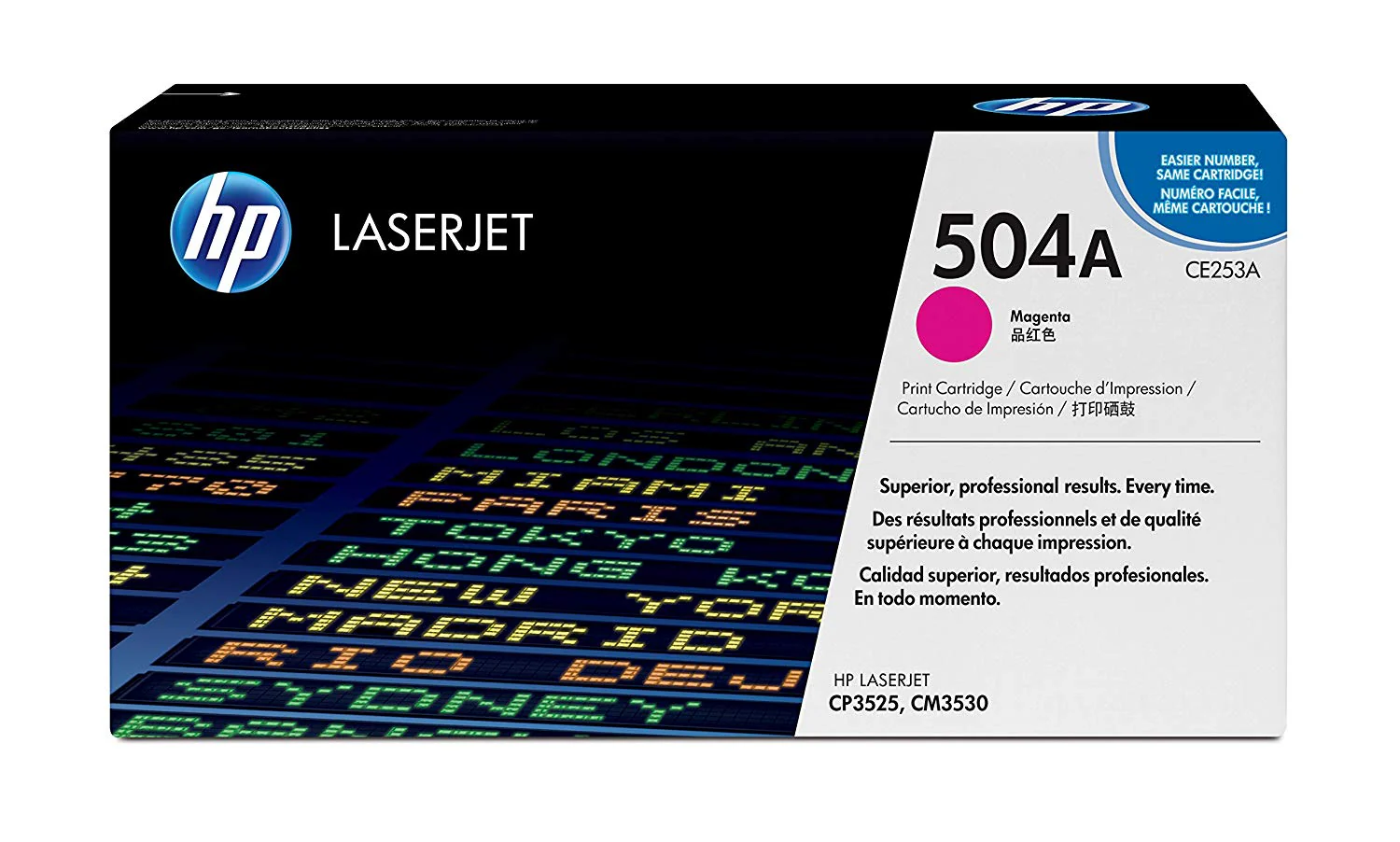 HP 504A Magneta Original LaserJet Toner Cartridge(CE252A)