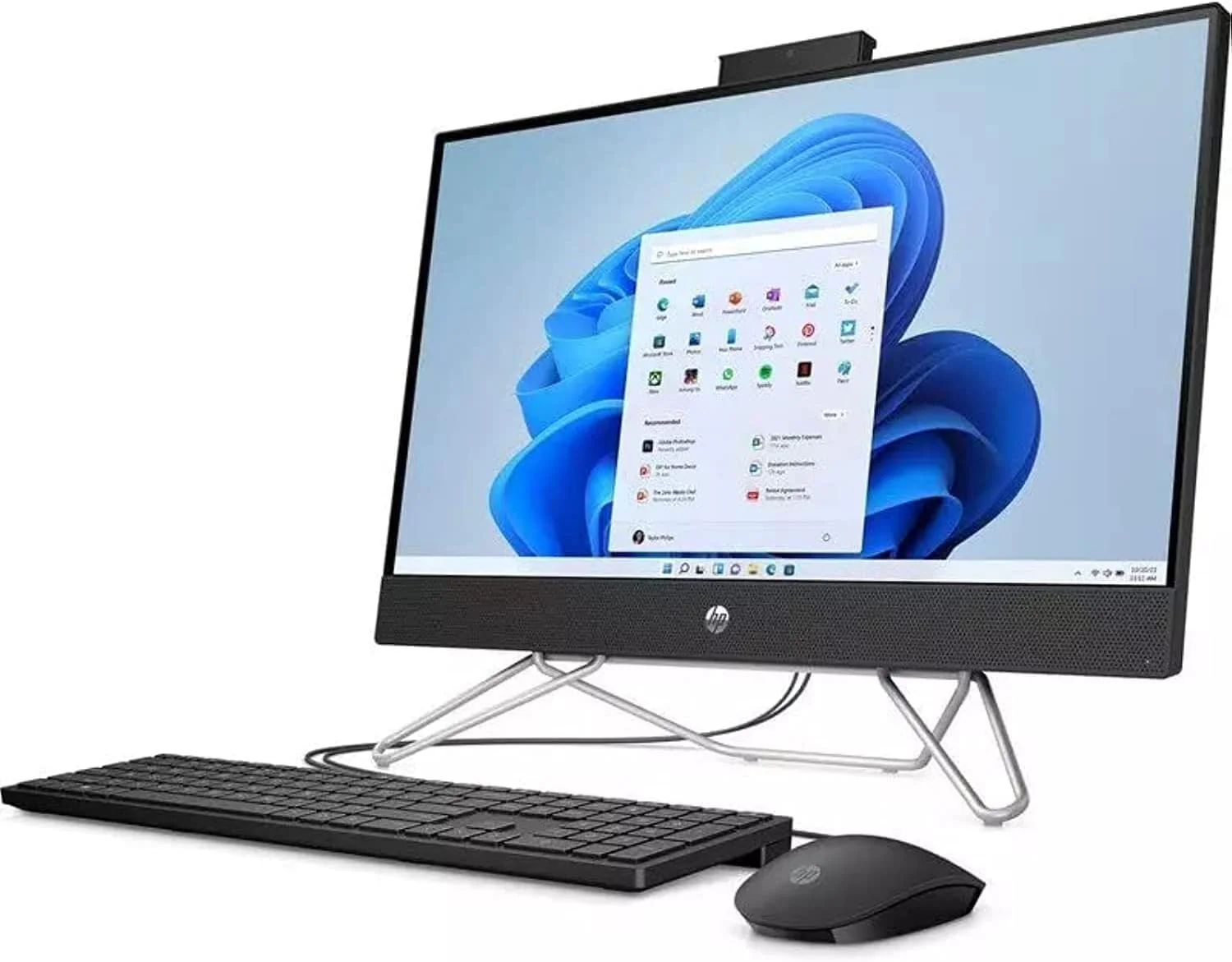 HP AIO 27-cb1011nh All-in-One PC Desktop Computer - Intel Core i7-1255U 12th Gen, 16GB RAM, 1TB SSD, 27" FHD, FreeDOS (6M842EA) - Image 3