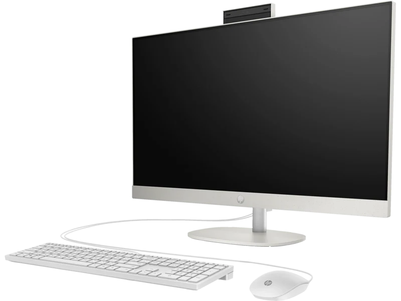 HP AIO 27-cr0056nh All-in-One PC Desktop Computer - Intel Core i7-1355U 13th Gen, 8GB RAM, 512GB SSD, DOS, 27" FHD Monitor (9R3R4EA) - Image 2