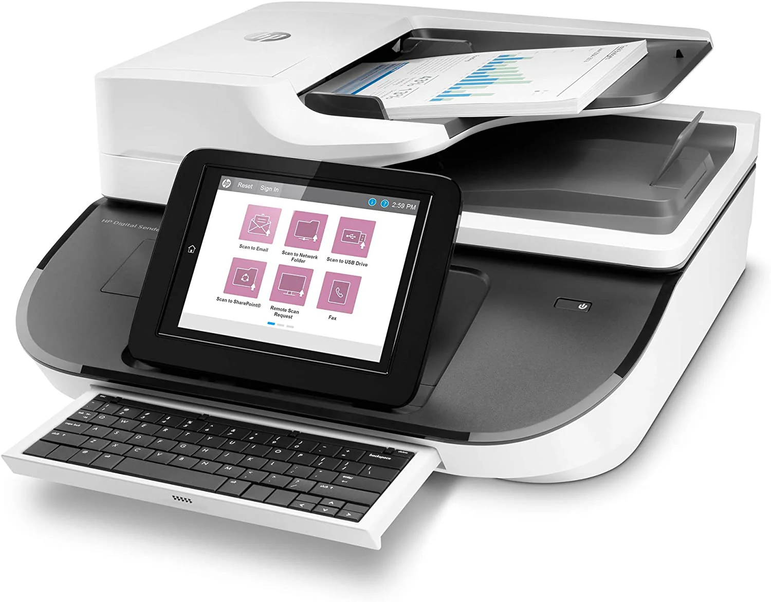 HP Digital Sender Flow 8500 fn2 Scanner-L2762A - Image 3