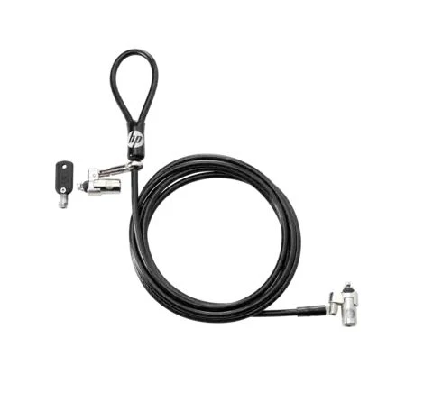 HP Dual Head Master Cable Lock 10 mm Black T1A65AA