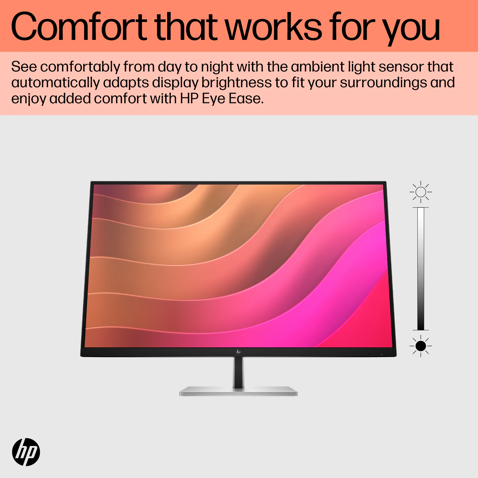 HP E32k G5 31.5" 4K USB-C Computer Monitor - Integrated Speakers, 1 SuperSpeed USB Type-C Slot, 1 HDMI 2.0, 1 DisplayPort 1.4, 3 SuperSpeed USB Type-A, 1 RJ-45, Security Cable Slot, Pivot Adjustable (6N4D6AS) - Image 3