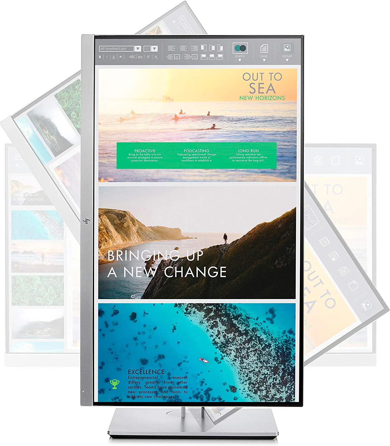 HP EliteDisplay E233 23 Inch FUll HD IPS Monitor - 1FH46AS - Image 2