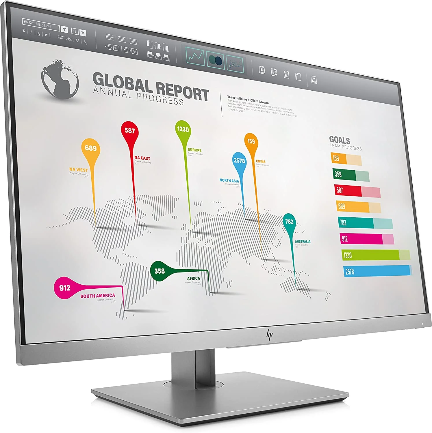 HP EliteDisplay E273q 27-Inch Screen LED-Lit Monitor (1FH52AS) - Image 2