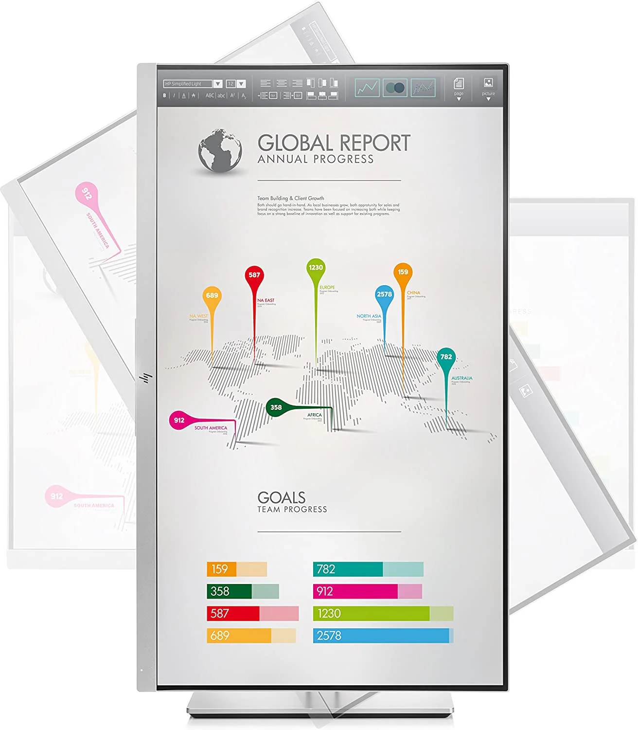 HP EliteDisplay E273q 27-Inch Screen LED-Lit Monitor (1FH52AS) - Image 3