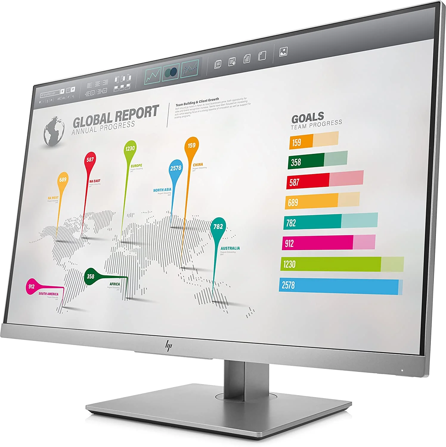 HP EliteDisplay E273q 27-Inch Screen LED-Lit Monitor (1FH52AS) - Image 5