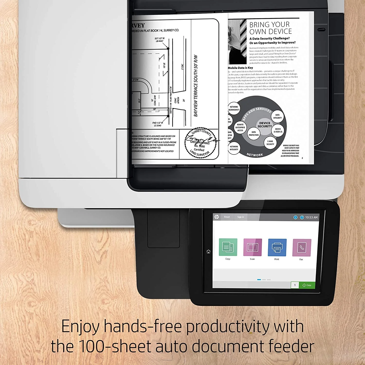 HP LaserJet Enterprise MFP M528dn Printer, (1PV64A) - Image 5