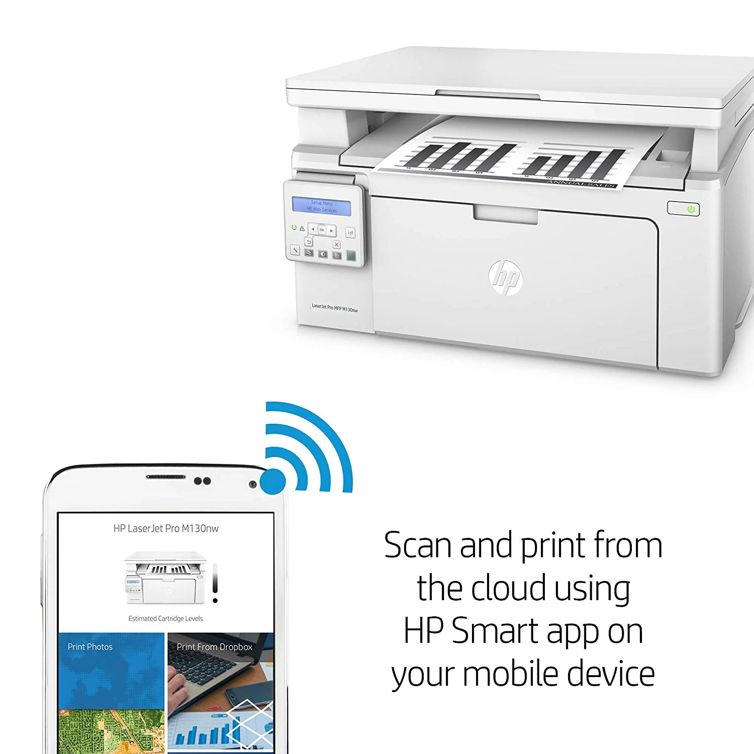 HP LaserJet Pro MFP M130nw Printer - G3Q58A - Image 5