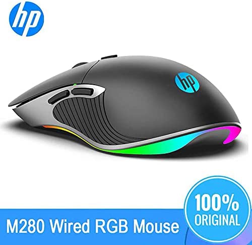 HP M280 RGB USB Gaming Mouse, Black with 6 Buttons – 7ZZ84AA - Image 4