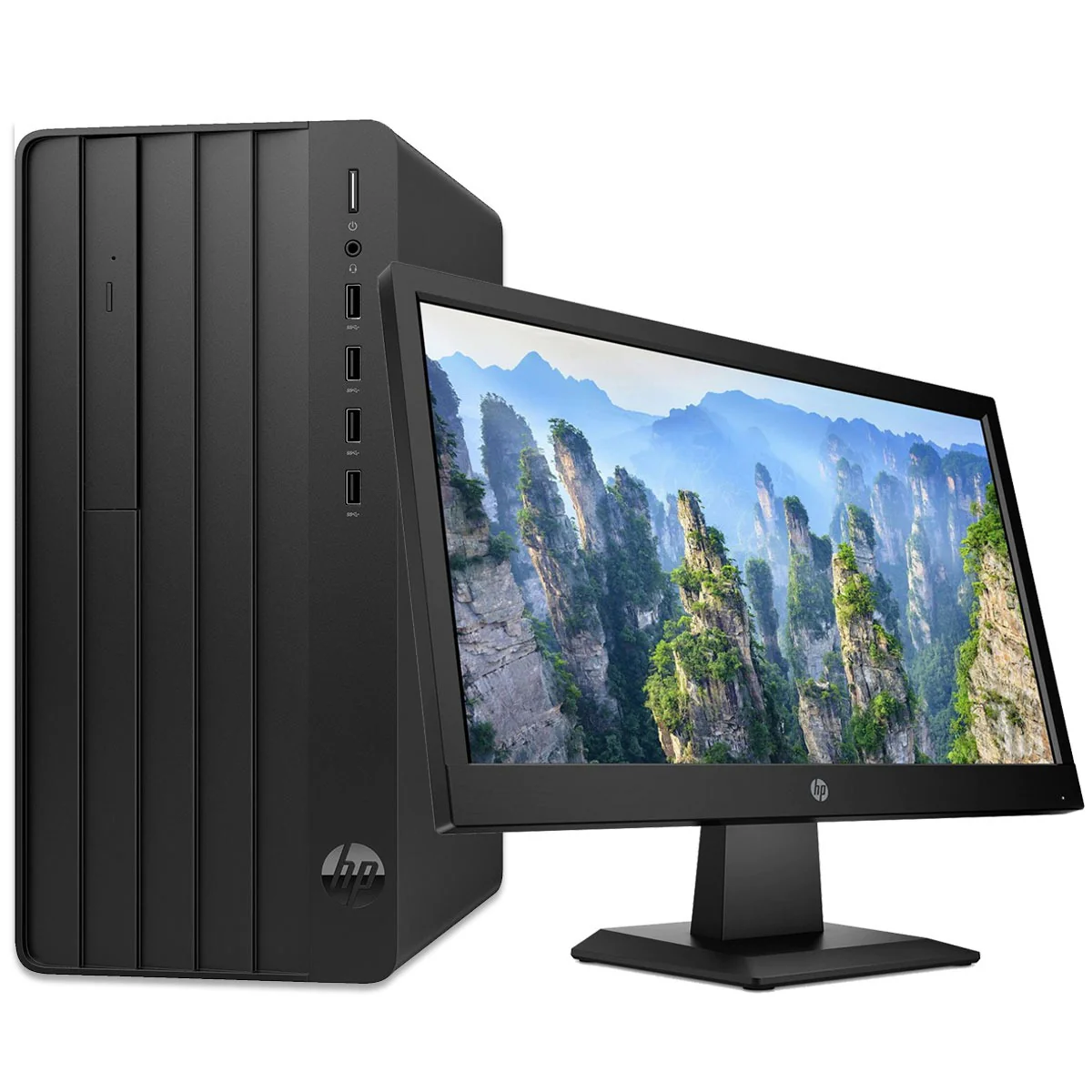 HP Pro Tower 290 G9 Intel® Core™ i5-12400, 8GB DDR4-3200 RAM, 512GB SSD, 20" Inch Monitor Desktop PC Bundle - Image 3