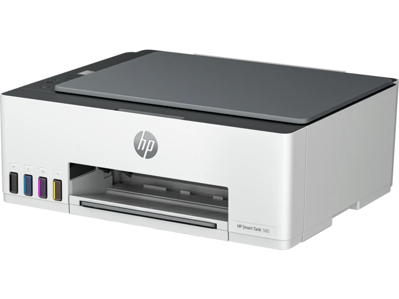 HP 1F3Y2A 18000 Black 6000 Color Pages Smart Tank 580 Wireless All-In-One Printer Print Scan Copy – High Volume Ink Tank Printer for Home Office, Business, and Professional Printing Applications - Image 2