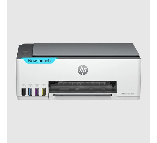 HP 1F3Y2A 18000 Black 6000 Color Pages Smart Tank 580 Wireless All-In-One Printer Print Scan Copy – High Volume Ink Tank Printer for Home Office, Business, and Professional Printing Applications - Image 3