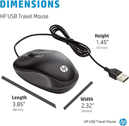 HP USB Travel Mouse (G1K28AA) - Image 3